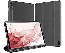 Чехол для планшета Dux Ducis Domo Series для Samsung Tab S9 (X710/X716B) Black - фото Чехол для планшета Dux Ducis Domo Series для Samsung Tab S9 (X710/X716B) Black