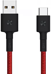 USB Кабель ZMI Braided 2M USB Type-C Cable Red (AL431)