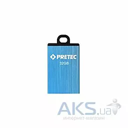 Флешка Pretec Elite 16Gb (E2T16G-1BU) blue - фото Флешка Pretec Elite 16Gb (E2T16G-1BU) blue
