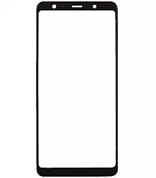 Корпусне скло дисплея Samsung Galaxy A7 A750 2018 Black