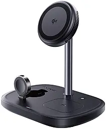 Беспроводная док-станция Baseus EnerFill FS41 3-in-1 15w wireless charger black (P10281904123-01) - фото Беспроводная док-станция Baseus EnerFill FS41 3-in-1 15w wireless charger black (P10281904123-01)