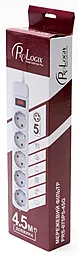 Сетевой фильтр (удлинитель) PrologiX 5 розеток 3м cерый (PRS-075P5-30G) - миниатюра 2 Сетевой фильтр (удлинитель) PrologiX 5 розеток 3м cерый (PRS-075P5-30G) - миниатюра 2