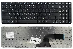Клавіатура для ноутбуку Asus N73S N73 N73J N73SV / 04GN0K1KRU00-1 чорна