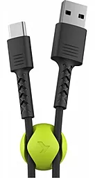 Кабель Pixus Soft USB-A - Type-C 10w 1м cable Black