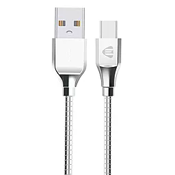 Кабель USB Jellico Type-C Cable KS-10 3A Silver