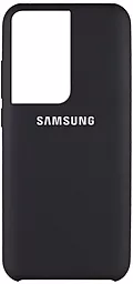 Чохол Epik Silicone Cover (AAA) Samsung G998 Galaxy S21 Ultra Black