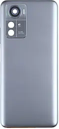 Задняя крышка корпуса ZTE Blade A72s со стеклом камеры Original Space Gray - фото Задняя крышка корпуса ZTE Blade A72s со стеклом камеры Original Space Gray