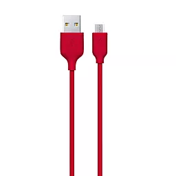 Кабель Ttec USB-A - micro USB 12w 2.4a 1.2м cable Red (2DK7530K) - фото Кабель Ttec USB-A - micro USB 12w 2.4a 1.2м cable Red (2DK7530K)