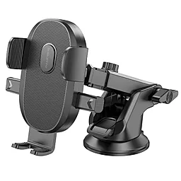 Держатель Borofone BH93 Grand one-button (center console) Black - фото Держатель Borofone BH93 Grand one-button (center console) Black