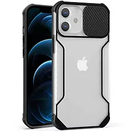 Чехол Epik Camshield matte Ease TPU со шторкой для Apple iPhone 11 (6.1") Черный