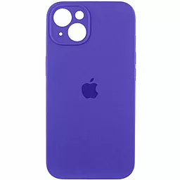 Чехол Silicone Case Full Camera для Apple iPhone 15 Dark Purple