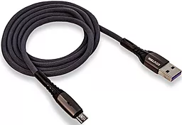 Кабель Walker C920 USB-A - micro USB 15w 3.1a 1м cable Dark/Gray - фото Кабель Walker C920 USB-A - micro USB 15w 3.1a 1м cable Dark/Gray