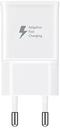 Сетевое зарядное устройство с быстрой зарядкой Samsung Charger + micro USB Cable White (EP-TA200) - миниатюра 2