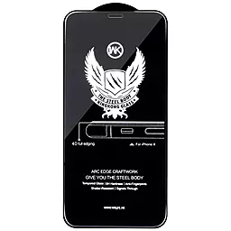 Захисне скло WK Design Kingkong 4D Curved Tempered Glass для Apple iPhone XR, iPhone 11 Black (WTP-010-R11) - фото Захисне скло WK Design Kingkong 4D Curved Tempered Glass для Apple iPhone XR, iPhone 11 Black (WTP-010-R11)
