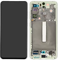 Дисплей Samsung Galaxy S21 FE G990 с тачскрином и рамкой, сервисный оригинал, Olive - фото Дисплей Samsung Galaxy S21 FE G990 с тачскрином и рамкой, сервисный оригинал, Olive