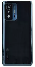 Задняя крышка корпуса Xiaomi 11T со стеклом камеры Meteorite Gray - фото Задняя крышка корпуса Xiaomi 11T со стеклом камеры Meteorite Gray