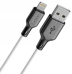 Кабель Earldom EC-154L USB-A - Lightning 12w 2.4a 1м cable white - миниатюра 2 Кабель Earldom EC-154L USB-A - Lightning 12w 2.4a 1м cable white - миниатюра 2