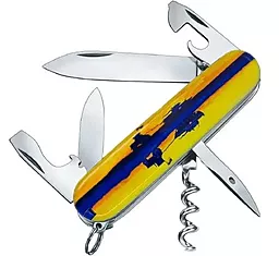 Мультитул Victorinox Spartan Ukraine Yellow (1.3603.3_T3110p) Марка з трактором - фото Мультитул Victorinox Spartan Ukraine Yellow (1.3603.3_T3110p) Марка з трактором