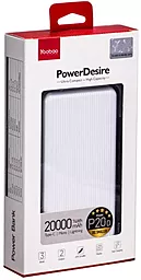 Повербанк Yoobao P20D Power Desire 20000 mAh White - миниатюра 3