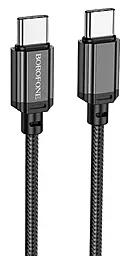 Кабель Borofone BX87 Sharp USB Type-C - Type-C 60w 3a 2м PD cable Black