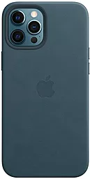 Чехол Apple Leather Case для iPhone 11 Pro Max Midnight Blue