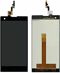 Дисплей Fly IQ4511 Octa Tornado One с тачскрином, оригинал, Black