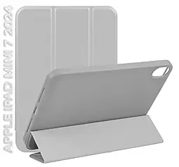 Чехол для планшета BeCover Tri Fold Soft TPU для Apple iPad Mini 7 2024 Gray (712446) - фото Чехол для планшета BeCover Tri Fold Soft TPU для Apple iPad Mini 7 2024 Gray (712446)