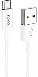 Кабель Hoco X64 USB-A - micro USB 12w 2.4a 1м cable White - фото Кабель Hoco X64 USB-A - micro USB 12w 2.4a 1м cable White