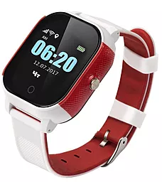 Смарт-годинник GoGPS К23 White/Red (K23WHRD) - фото Смарт-годинник GoGPS К23 White/Red (K23WHRD)