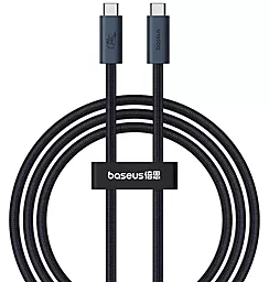 Мультимедийный кабель Baseus Flash 2 Full FeatuRed USB4.0 Type-C - Type-C 8k 60hz 240w 5a 1м 40gbps PD data cable Black (P10311803111-00) - миниатюра 2 Мультимедийный кабель Baseus Flash 2 Full FeatuRed USB4.0 Type-C - Type-C 8k 60hz 240w 5a 1м 40gbps PD data cable Black (P10311803111-00) - миниатюра 2