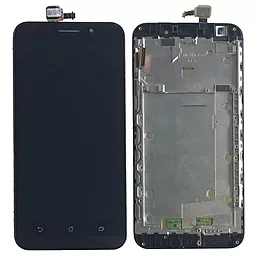 Дисплей Asus ZenFone Max ZC550KL (Z010D, Z010DA) з тачскріном і рамкою, Black
