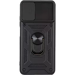 Ударопрочный чехол Camshield Serge Ring for Magnet для Xiaomi Poco M4 Pro 5G Черный - миниатюра 3