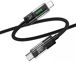 Кабель Hoco U116 USB Type-C - Lightning 27w 3a 1.2м PD сable Black - миниатюра 2 Кабель Hoco U116 USB Type-C - Lightning 27w 3a 1.2м PD сable Black - миниатюра 2
