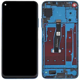 Дисплей Huawei Honor 20, Nova 5T с тачскрином и рамкой, оригинал, Phantom Blue - фото Дисплей Huawei Honor 20, Nova 5T с тачскрином и рамкой, оригинал, Phantom Blue