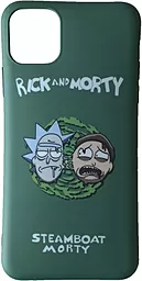 Чехол 1TOUCH Silicone Print new Apple iPhone 11 Pro Max Rick&Morty