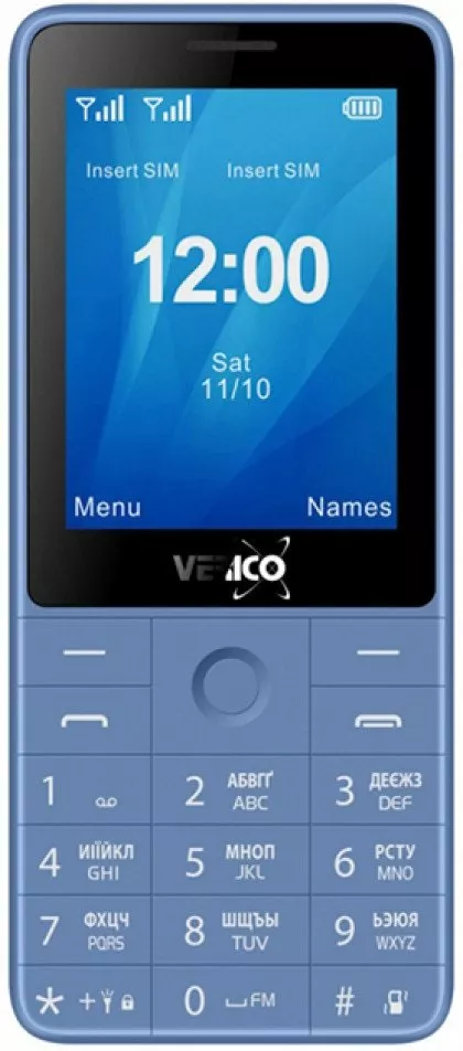 Мобільний телефон Verico Qin S282 Blue - фото 1