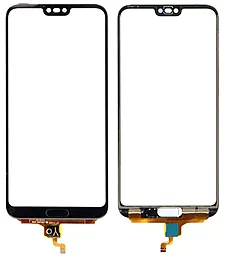 Сенсор (тачскрин) Huawei Honor 10 COL-L29 (без датчика Touch ID) Black - миниатюра 1