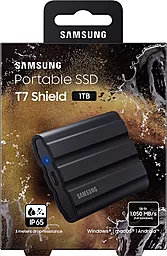 Накопичувач SSD Samsung 2.5" USB 1.0TB T7 Shield Black (MU-PE1T0S/EU) - мініатюра 8