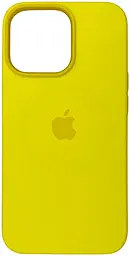 Чохол Silicone Case Full with MagSafe and SplashScreen для Apple iPhone 13 Pro Max Lemon Zest - фото Чохол Silicone Case Full with MagSafe and SplashScreen для Apple iPhone 13 Pro Max Lemon Zest