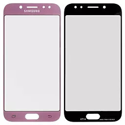 Корпусне скло дисплея Samsung Galaxy J5 J530F 2017 (з OCA плівкою), оригінал, Pink