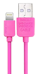 USB Кабель Remax Light Lightning Cable Pink (RC-006i)