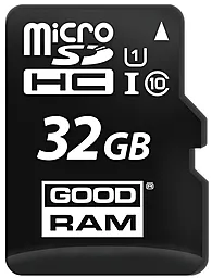 Карта памяти GooDRam microSDHC 32GB Class 10 UHS-I U1 (M1A0-0320R12) - фото Карта памяти GooDRam microSDHC 32GB Class 10 UHS-I U1 (M1A0-0320R12)