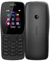 Мобильный телефон Nokia 110 Dual Sim 2019 (16NKLB01A07) Black