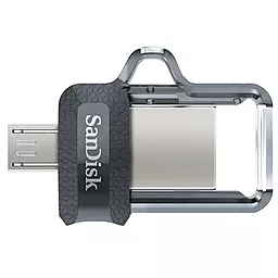 Флешка SanDisk 128GB Ultra Dual Black USB 3.0 OTG (SDDD3-128G-G46) - фото Флешка SanDisk 128GB Ultra Dual Black USB 3.0 OTG (SDDD3-128G-G46)