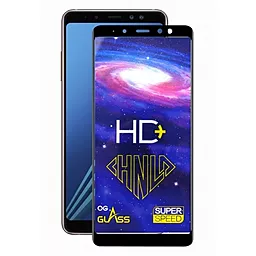 Защитное стекло Space для Samsung A8 2018 (A530) Black