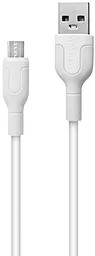 Кабель Walker C350 USB-A - micro USB 12w 2.4a 1м cable White - фото Кабель Walker C350 USB-A - micro USB 12w 2.4a 1м cable White