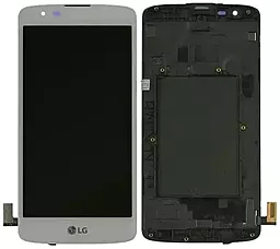 Дисплей LG Escape 3, K8 2016, Phoenix 2 з тачскріном і рамкою, White - фото Дисплей LG Escape 3, K8 2016, Phoenix 2 з тачскріном і рамкою, White