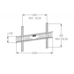 Кронштейн для телевизора Vinga TM10-6451 - миниатюра 10 Кронштейн для телевизора Vinga TM10-6451 - миниатюра 10