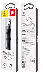 Кабель USB Baseus Nimble Portable 0.23M Type-C Cable Black (CATMBJ-01) - миниатюра 5