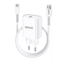 Мережевий зарядний пристрій ArmorStandart AR012 24w USB-C cable home charger white (ARM69893)